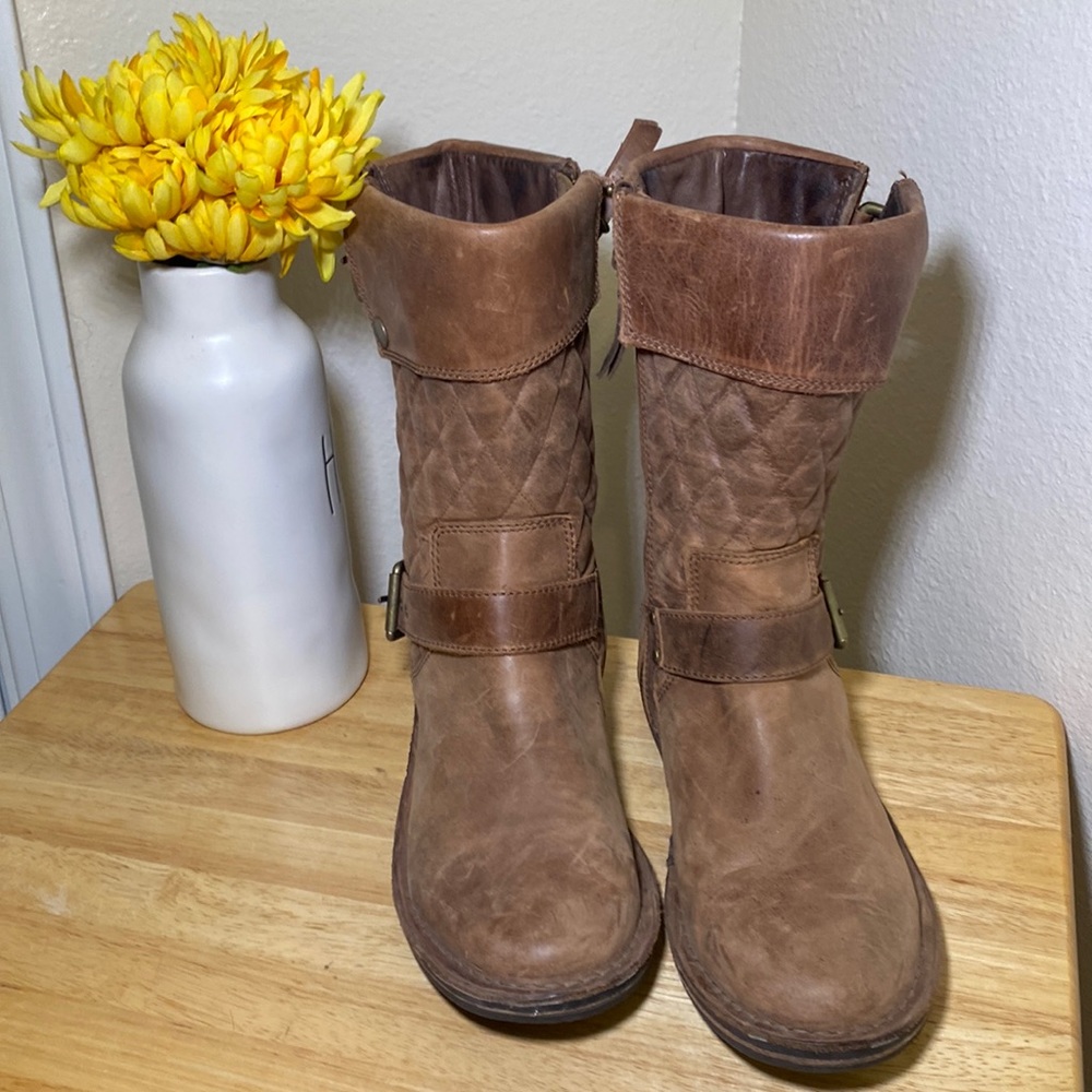 Ugg Quilted Moto Boots
